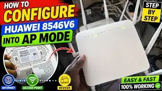 How to configure Huawei HS8546V6 into AP Mode, Easy and Fast Tip✅