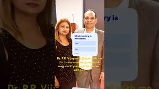 Dr. P.P. Vijayan in Dubai with me for brain mastering session# msg me if you want to connect