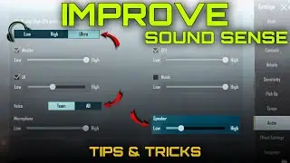 IMPROVE SOUND SENSE IN BGMI🔥PUBG MOBILE BATTLEGROUNDS MOBILE INDIA BEST TIPS & TRICKS IN PUBG MEW2