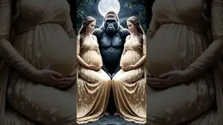 Gorilla's gentle journey 😍 #shorts