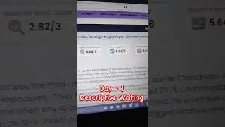 Day - 1 Descriptive Writing| Essay - 14.1/15 | Letter -  3.67/10 | #ibpspomains#descriptive#ibpspo