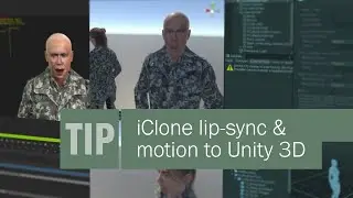 iClone Lip-Sync & Motion to Unity 3D