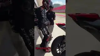 Marco Bezzecchi with Aprilia RSV4 1100 in the 2026 Private Test at Mandalika🇮🇩 #vr46ridersacademy