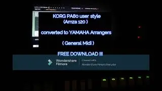 FREE DOWNLOAD!!   AMZA!!!  style for YAMAHA Arrangers!!!