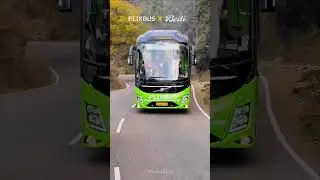 Flixbus Volvo 9600 | Bir billing express | #shorts #viral #travel #volvo #love