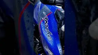 Blue Apache RTR 160 cc #viral #trending #shortvideo #video #vlog #apache #tvs #tiktok