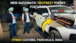 My Toyota Fortuner | Automatic Footrest Installed LED | ​⁠@HybridCustoms  , Chandigarh, India