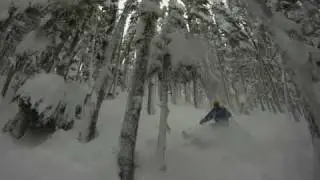 Gnar Life ep1 - Snowmobile / Sled & Ski / Shred the gnar in Whistler BC Canada