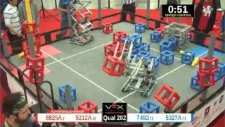 2015 VRC Arts Q202 - 8825A 5212A vs 7493 5327A - 66 to 17 - VEX Worlds 2015 - Arts Division