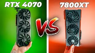 ЛУЧШАЯ ГРАФИЧЕСКАЯ КАРТА ЗА 500-600 ДОЛЛАРОВ ДЛЯ РАЗРАБОТЧИКОВ? [Видео, фото и 3D] ➡ AMD RX 7800XT против Nvidia RTX 4070