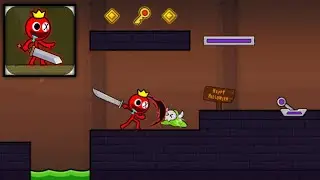 RED STICKMAN : STICK ADVENTURE &bull; GAMEPLAY