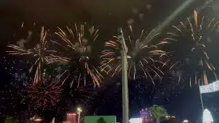 Happy new year night 2026 in Cornish Beach Abu Dhabi (UAE)