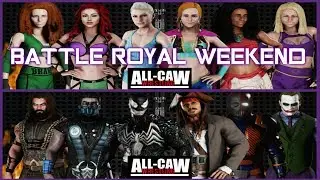 Disney Princess Battle Royal, Aquaman, Venom, Jack Sparrow | All-CAW Wrestling (Season 10 Ep 5)
