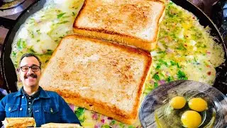 Breakfast Toast Sandwich || Healthy Breakfast Recipe || Easy N Quick Breakfast || Few Ingredients ||