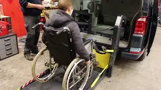 Ricon Electric Tail Lift Demo (With Passenger) Wheelchair Access Vehicle