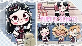 Yumi's *FIRST DAY OF SCHOOL* morning routine 🎀🏫✨️ | Avatar World Roleplay | *no voice* 