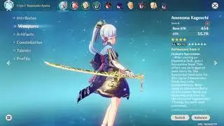 (Genshin Impact) Max Damage Ayaka Testing!