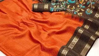 Trending Rust Orange Sarees 💓 3 Different styles 🎉🎉 Budget Range rust Orange Sarees #rrksarees 