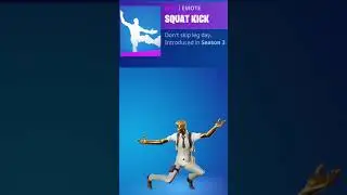 Don&rsquo;t skip leg day. Epic *SQUAT KICK* #shorts #fortnite