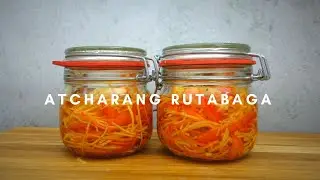 ATCHARA RECIPE | EASY FILIPINO PICKLE USING Rutabaga | PINOY SAUERKRAUT