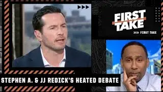 Stephen A. & JJ Redick GO AT IT debating whether the NBA has turned soft 🗣 | First Take