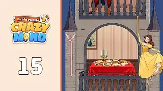 Brain Puzzle 3: Crazy Mind Level 15 Castle Escape | Every Puzzle Solved! 🎯