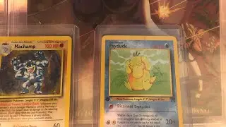 Vintage Pok&eacute;mon cards + new comic book collection