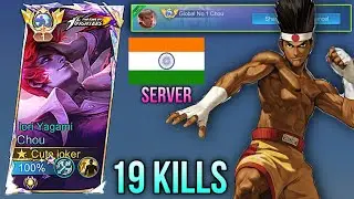 Global 1 Chou in INDIAN server || MLBB