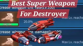 Best Tech For Destroyer Weapon Updated Tests: Is The Missle The Best? YES! Wing Fighter Comparisons