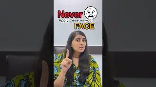 Skincare Mistakes | AVOID Applying on your face | Skincare tips #skincare