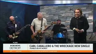 Carl Caballero and The Wreckage performs Fumble on my Words Live on CBS Detroit 03/27/2024