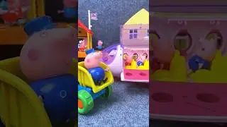 Satisfying with Unboxing & Review Peppa Pig Boarding the Plane #shorts #peppapig #toys
