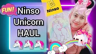 (must watch)My pink Collection #Ninso #UNICORN #HAUL 🦄🦄🦄  malaysia dollar store