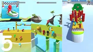 Sea Race 3D Fun Sports Game Run Gameplay Walkthrough (Android,iOS) - Part 5