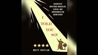 Audio Book Review: I Told You So by Matt Kaplan