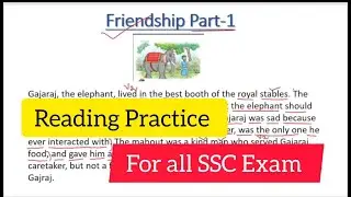 Reading Practice I For All SSC Exam I Beginner Level I Story Based I Vocabulary