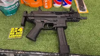 B&T AIR APC9 PRO ปืนอัดแก๊สบีบีกัน ปืนSMG 🇹🇼ไต้หวันผลิต รีวิวทดสอบขนาดนำ้หนักความเร็วลูกบีบีกัน6มิล