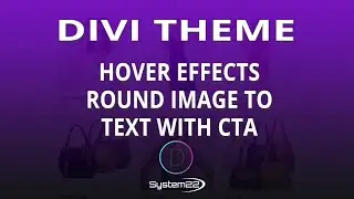Divi Theme Hover Effects Round Image To Text With CTA 👈