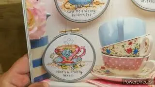 Floss tube and flip through of the No1 for designs Cross Stitcher magazine issue 381 April 2022