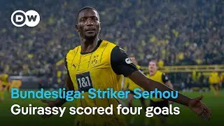 Dortmund forward Serhou Guirassy scored four goals against Union Berlin #DWSports