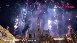 València Nadal Mediterrani 2025, 5º Piromusical Plaza Ayuntamiento, 20/12/2025 Pirotecnia Valenciana
