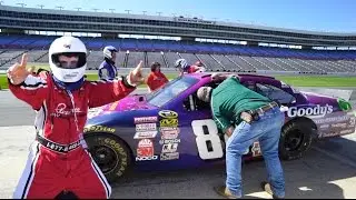 FIRST TIME GOING 200MPH (Driving a NASCAR)