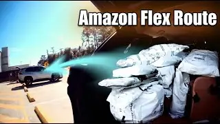 Do a Amazon Flex route with me! day in the life of a delivery driver! Nov 9th 2025