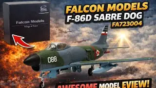 Обзор литой модели Falcon Models F-86D Sabre Dog FA723004 в масштабе 1:72