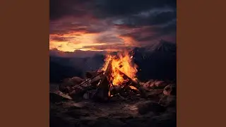 Tranquil Firelight for Nighttime Rest