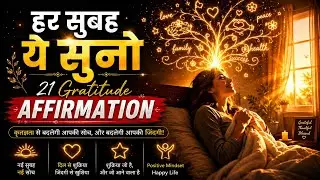 Har Subah Ye 21 Gratitude Affirmations Suno! | Zindagi 360&deg; Badal Jayegi ✅ | #morningaffirmations
