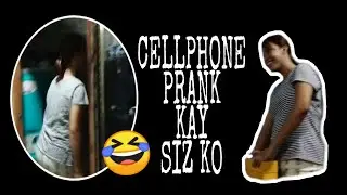 CELLPHONE PRANK KAY SIZ KO(nag walk out amp HAHAHAHAHA)