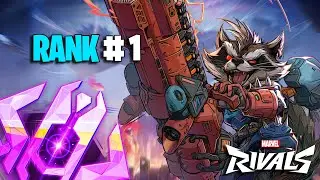 RANK #1 ROCKET RACCOON | cucumber22852 | MARVEL RIVALS PRO COMPETITIVE