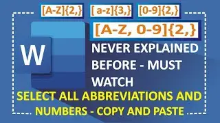 Find All Acronyms in Word | create a list of abbreviations in Microsoft word | Acronym finder Word