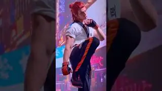 IRL #tekken8 ▪️My Hwoarang Cosplay at #tekken booth 💢 #taryncosplay #hwoarang